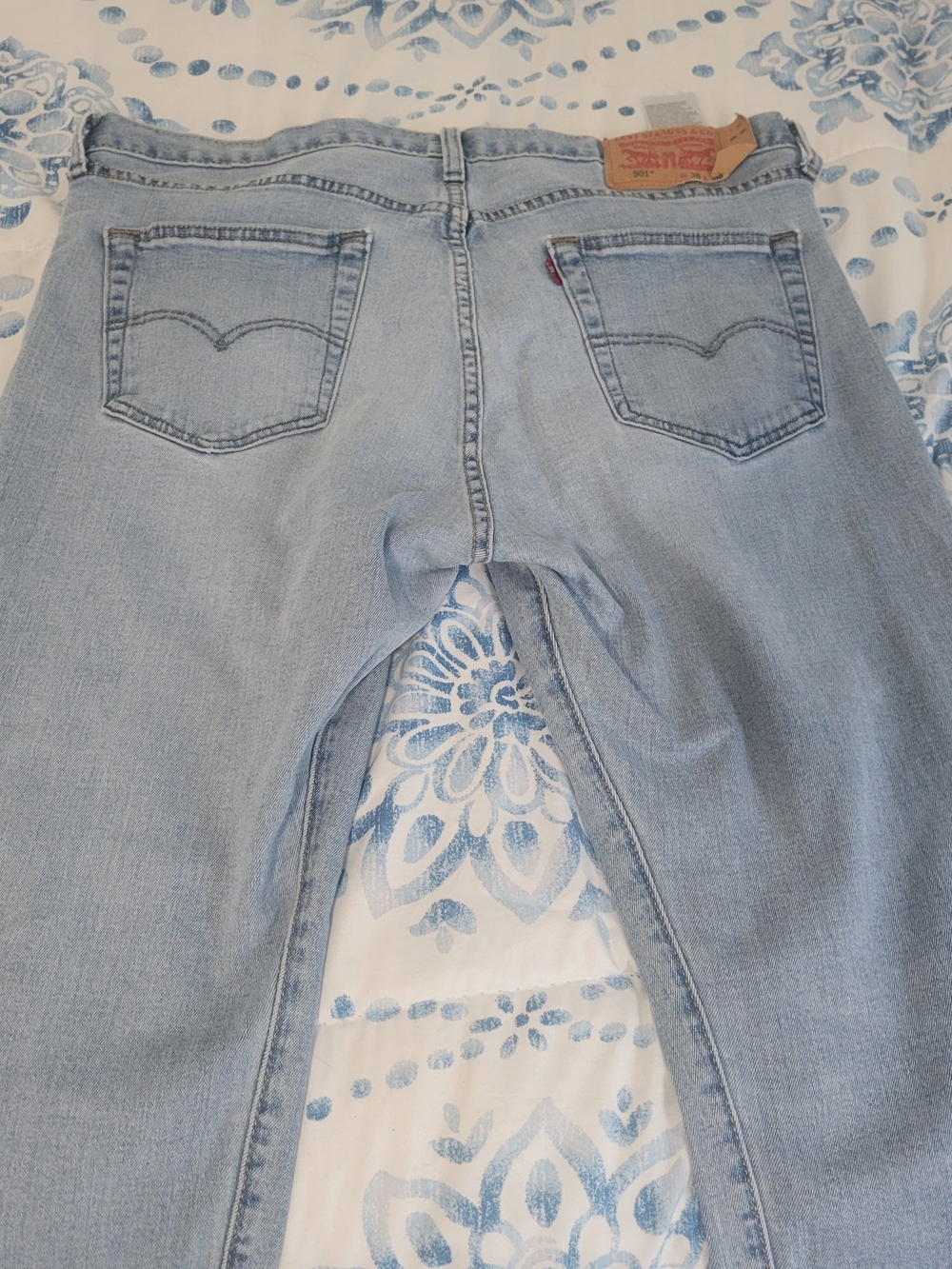 Levi's Light Blue Straight Leg Jeans